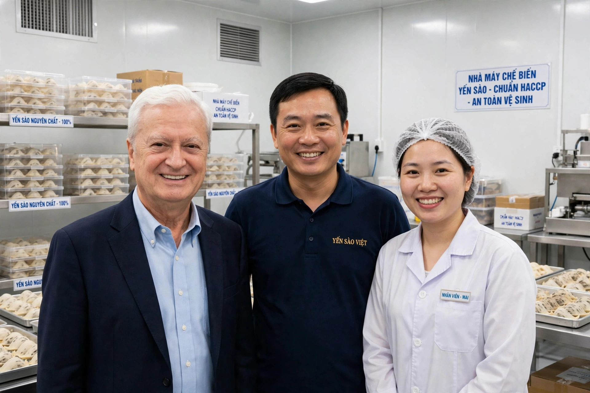 Bird's nest production facility visit
